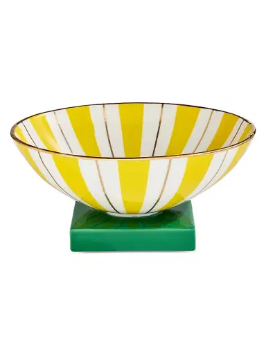 Jonathan Adler Portofino Porcelain Bowl - Yellow Green | Thumbnail 1