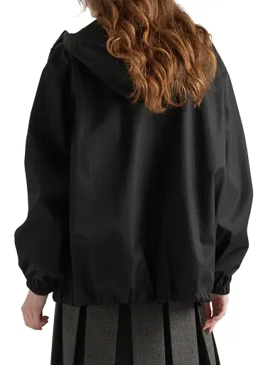 Prada Women's Re-Nylon Blouson Jacket - Black - Size 6 | Thumbnail 4 Prada Women's Re-Nylon Blouson Jacket - Black - Size 6 | Thumbnail 4