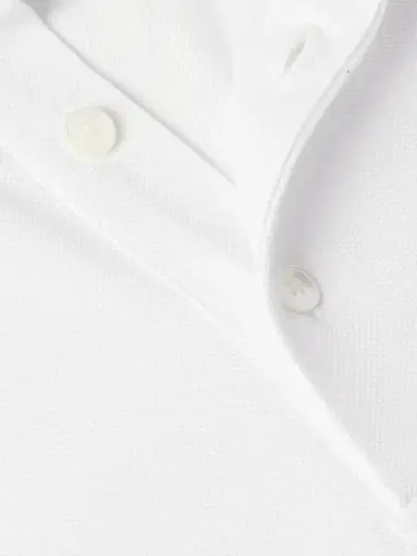 Zegna Leather-Trimmed Cotton-Piqué Polo Shirt - Men | Thumbnail 5 Zegna Leather-Trimmed Cotton-Piqué Polo Shirt - Men | Thumbnail 5