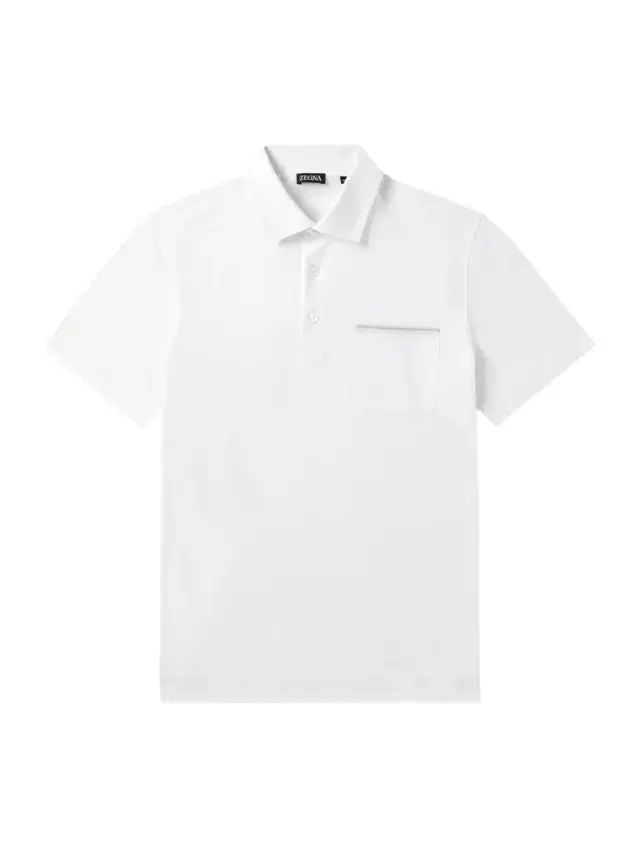 Zegna Leather-Trimmed Cotton-Piqué Polo Shirt - Men