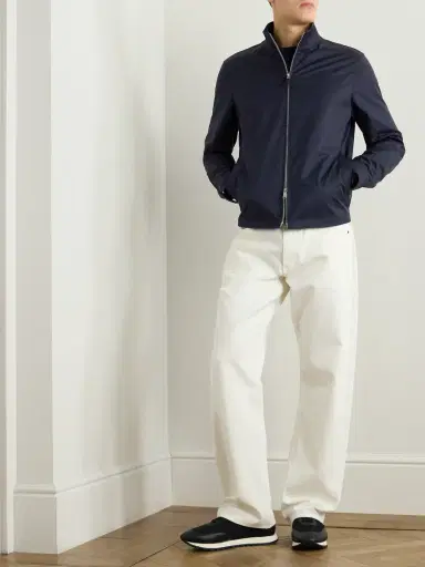 Zegna 3L Twill Blouson Jacket - Men | Thumbnail 2 Zegna 3L Twill Blouson Jacket - Men | Thumbnail 2