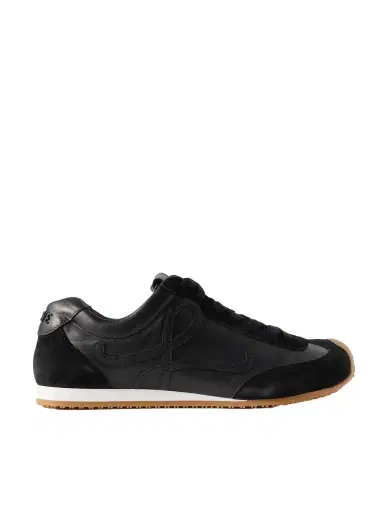Loewe Ballet Runner 2.0 Suede-Trimmed Leather Sneakers - Men | Thumbnail 1 Loewe Ballet Runner 2.0 Suede-Trimmed Leather Sneakers - Men | Thumbnail 1