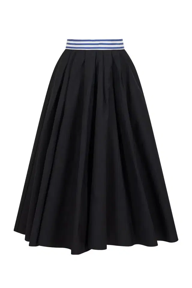 Rosie Assoulin Full Pleated Skirt