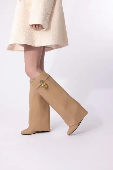 Givenchy Shark Lock Boots - Beige | Thumbnail 5