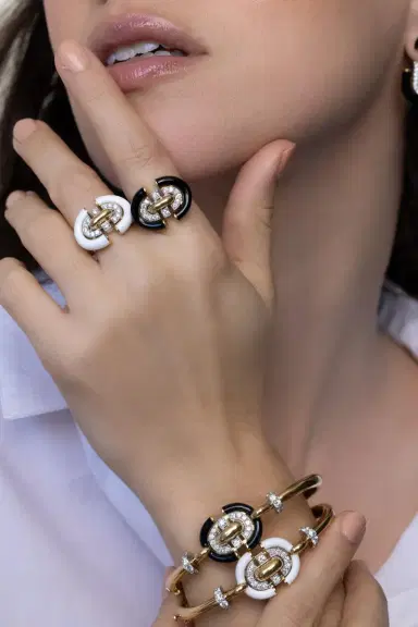 DAVID WEBB White Unity Ring | Thumbnail 2