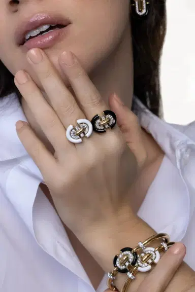 DAVID WEBB White Unity Ring | Thumbnail 3