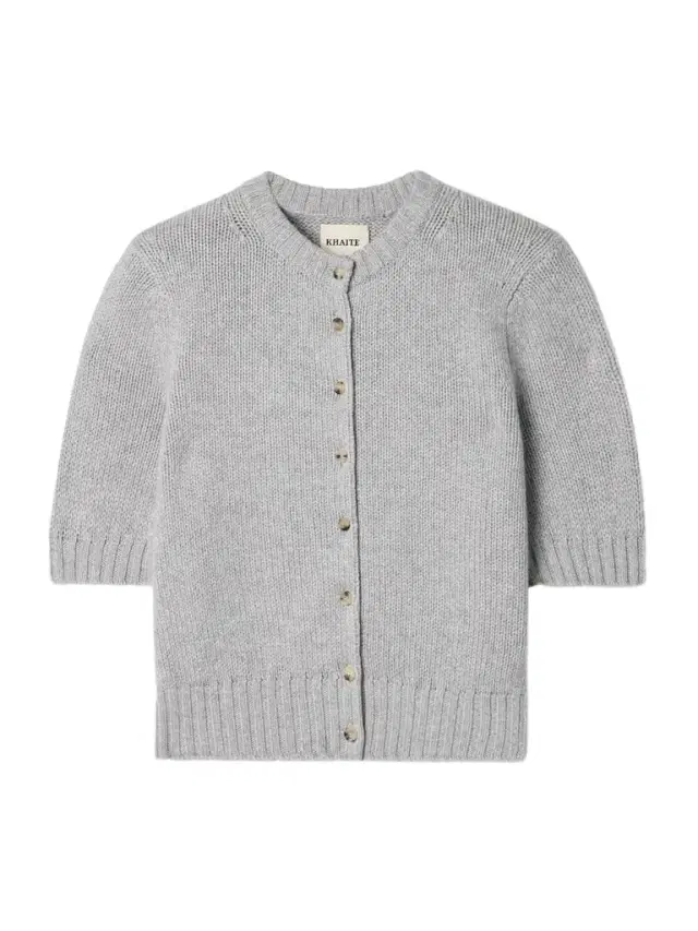Nora Cropped Cashmere Cardigan