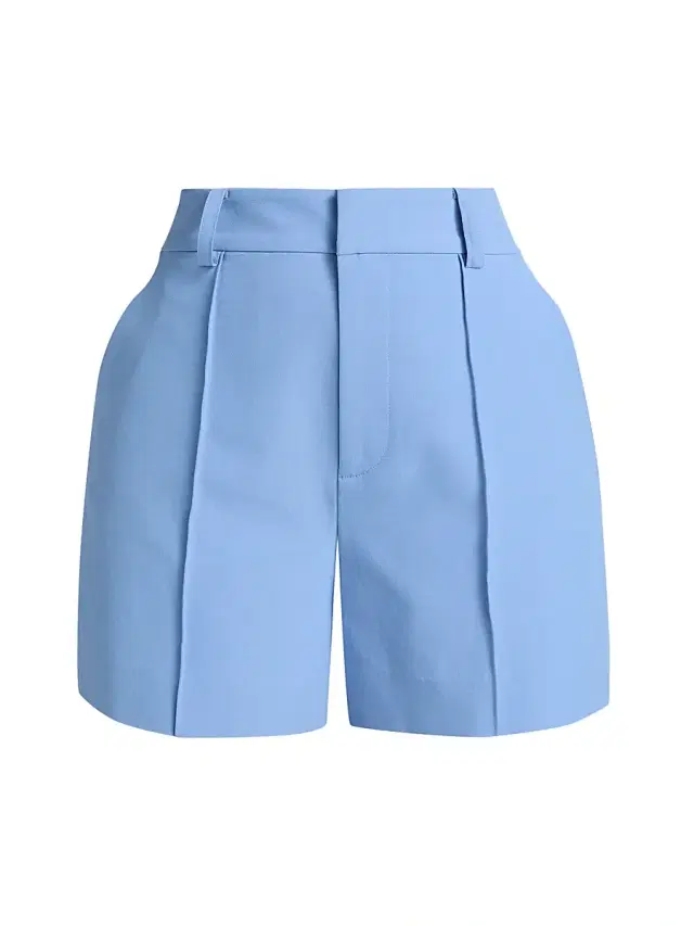 Women's Kallen Jersey Pleated Shorts - Lilac Opal