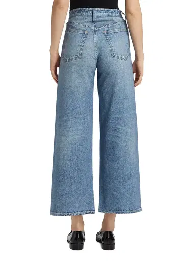 rag & bone Women's rb Miramar Sofie Ankle Wide-Leg Pants - Minetta | Thumbnail 5