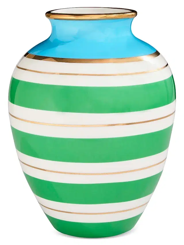 Jonathan Adler Portofino Urn Vase - Green Blue