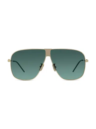 Givenchy Men's GV Speed 64MM Pilot Sunglasses - Gold Green | Thumbnail 2 Givenchy Men's GV Speed 64MM Pilot Sunglasses - Gold Green | Thumbnail 2
