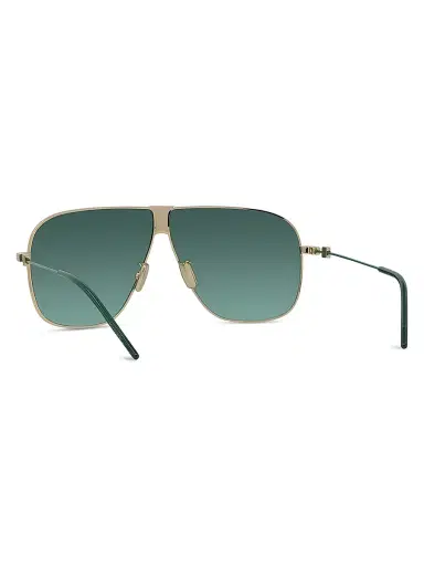 Givenchy Men's GV Speed 64MM Pilot Sunglasses - Gold Green | Thumbnail 4 Givenchy Men's GV Speed 64MM Pilot Sunglasses - Gold Green | Thumbnail 4