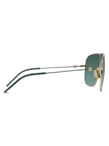 Givenchy Men's GV Speed 64MM Pilot Sunglasses - Gold Green | Thumbnail 7 Givenchy Men's GV Speed 64MM Pilot Sunglasses - Gold Green | Thumbnail 7