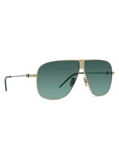 Givenchy Men's GV Speed 64MM Pilot Sunglasses - Gold Green | Thumbnail 8 Givenchy Men's GV Speed 64MM Pilot Sunglasses - Gold Green | Thumbnail 8