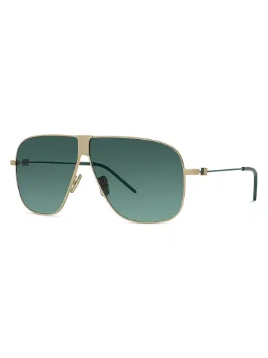 Givenchy Men's GV Speed 64MM Pilot Sunglasses - Gold Green | Thumbnail 1 Givenchy Men's GV Speed 64MM Pilot Sunglasses - Gold Green | Thumbnail 1