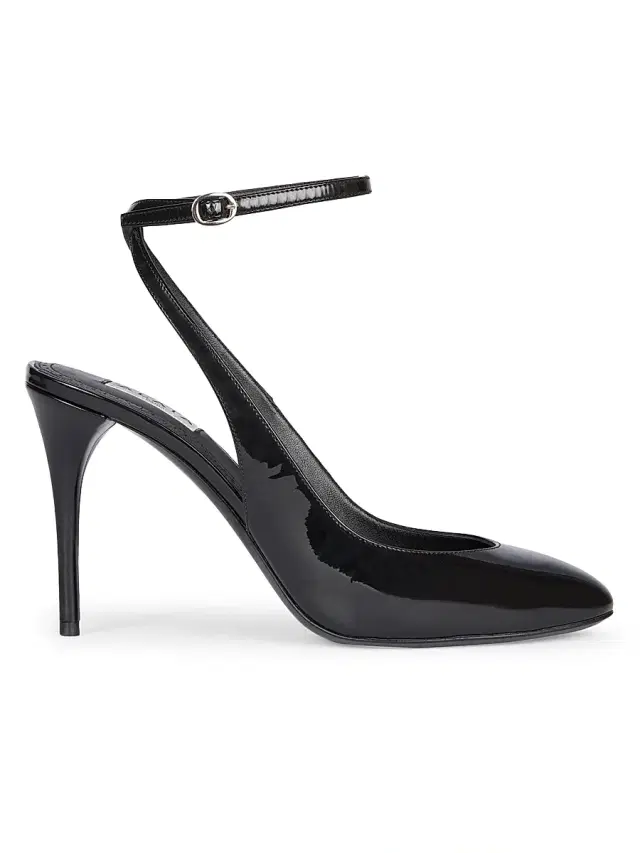 ALAIA Women's 90MM Patent Leather Pumps - Noir