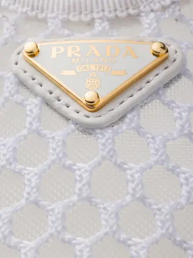 Prada Women's Mesh Fabric Ballerinas | Thumbnail 4 Prada Women's Mesh Fabric Ballerinas | Thumbnail 4