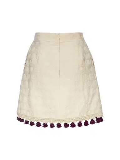 La DoubleJ Women's Baia Mini Skirt Embroidered | Thumbnail 2 La DoubleJ Women's Baia Mini Skirt Embroidered | Thumbnail 2