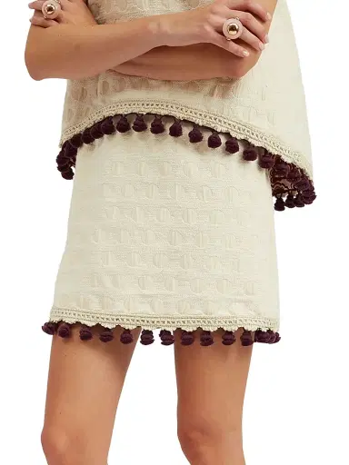 La DoubleJ Women's Baia Mini Skirt Embroidered | Thumbnail 3 La DoubleJ Women's Baia Mini Skirt Embroidered | Thumbnail 3