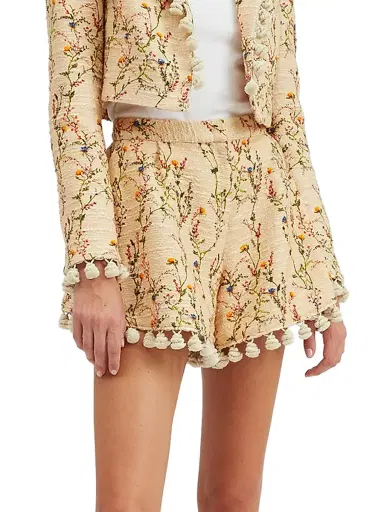 La DoubleJ Women's Playa Shorts with Tassels | Thumbnail 3