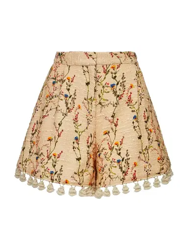 La DoubleJ Women's Playa Shorts with Tassels | Thumbnail 1