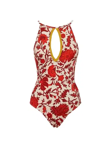 La DoubleJ Women's Fonda Swimsuit - Dragonflower Mini Red | Thumbnail 1 La DoubleJ Women's Fonda Swimsuit - Dragonflower Mini Red | Thumbnail 1