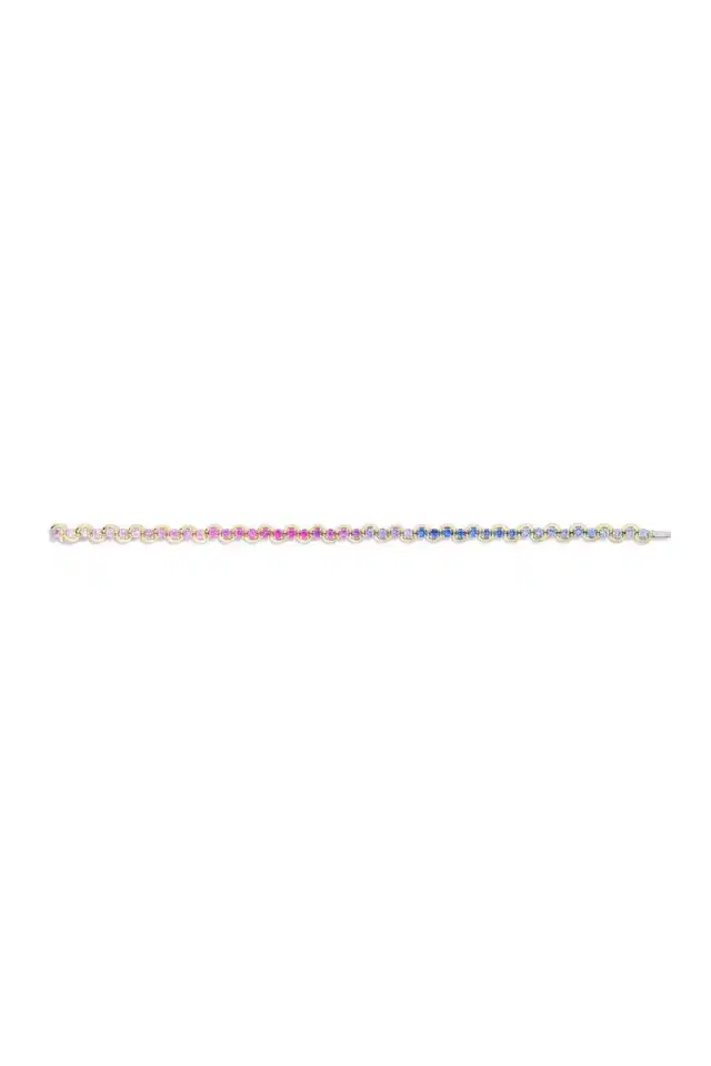 Edessa Mist Sapphire Tennis Bracelet