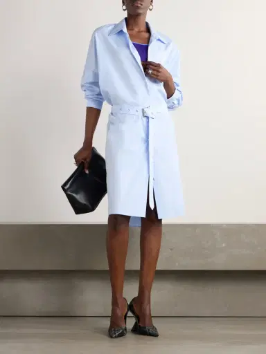 Dries Van Noten Belted Cotton-poplin Shirt Dress | Thumbnail 2 Dries Van Noten Belted Cotton-poplin Shirt Dress | Thumbnail 2