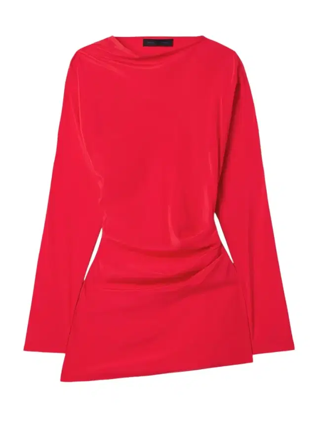 Keegan Gathered Crepe De Chine Top