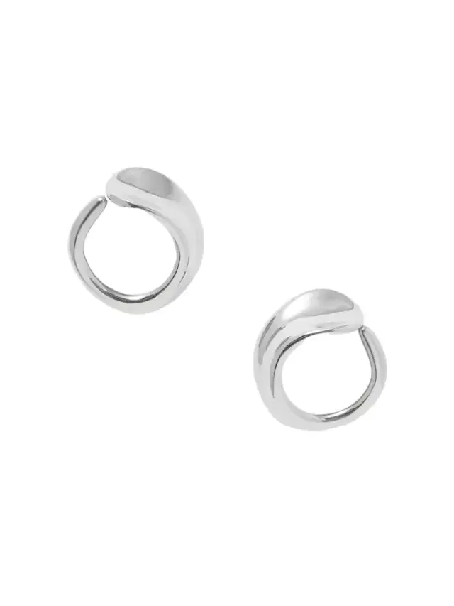Marta Recycled Sterling Silver Hoop Earrings