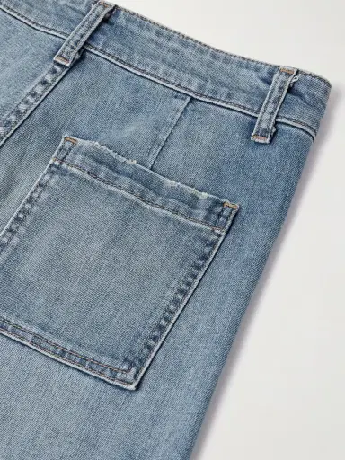 Nili Lotan Megan Distressed High-rise Wide-leg Jeans | Thumbnail 6