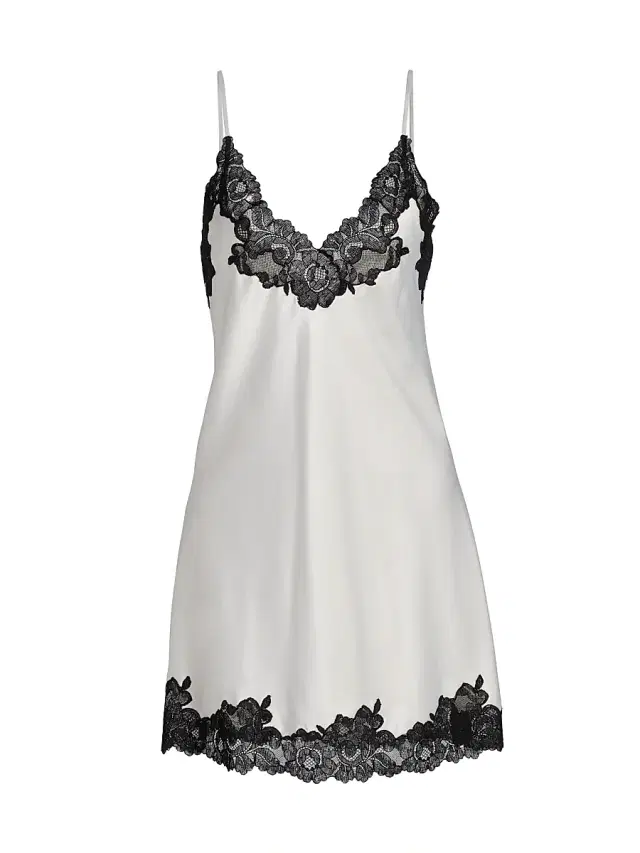 Women's Peony Glamour Slipdress - Shea Black Lace