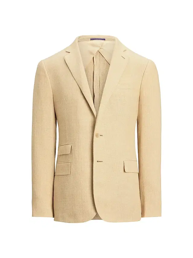 Ralph Lauren Purple Label Men's Kent Hand-Tailored Linen-Silk Jacket
