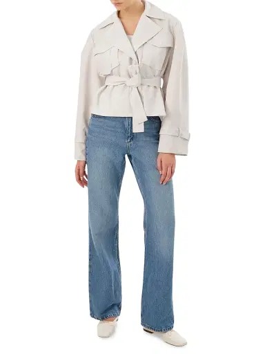 LAMARQUE Women's Quinn Trench Jacket | Thumbnail 2