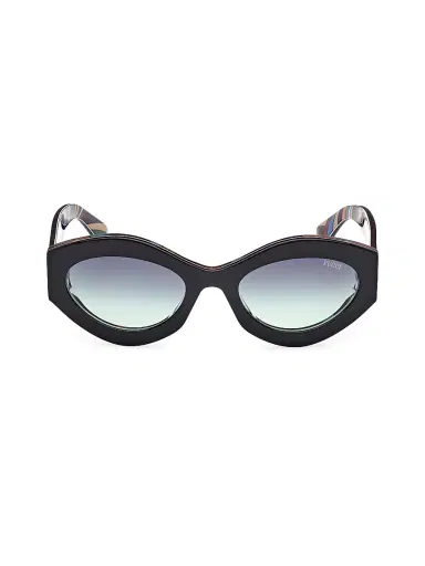 PUCCI Women's Gradient 54MM Oval Sunglasses - Blue Black | Thumbnail 2 PUCCI Women's Gradient 54MM Oval Sunglasses - Blue Black | Thumbnail 2