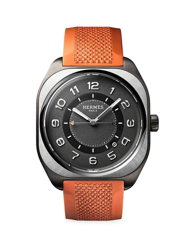 Men's H08 39MM Titanium & Rubber Strap Watch - Titanium Men's H08 39MM Titanium & Rubber Strap Watch - Titanium
