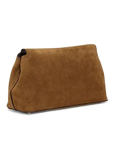 TOTEME Women's T-Lock Suede Clutch | Thumbnail 8 TOTEME Women's T-Lock Suede Clutch | Thumbnail 8
