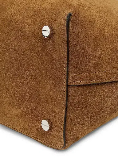 TOTEME Women's T-Lock Suede Top Handle Bag | Thumbnail 7 TOTEME Women's T-Lock Suede Top Handle Bag | Thumbnail 7
