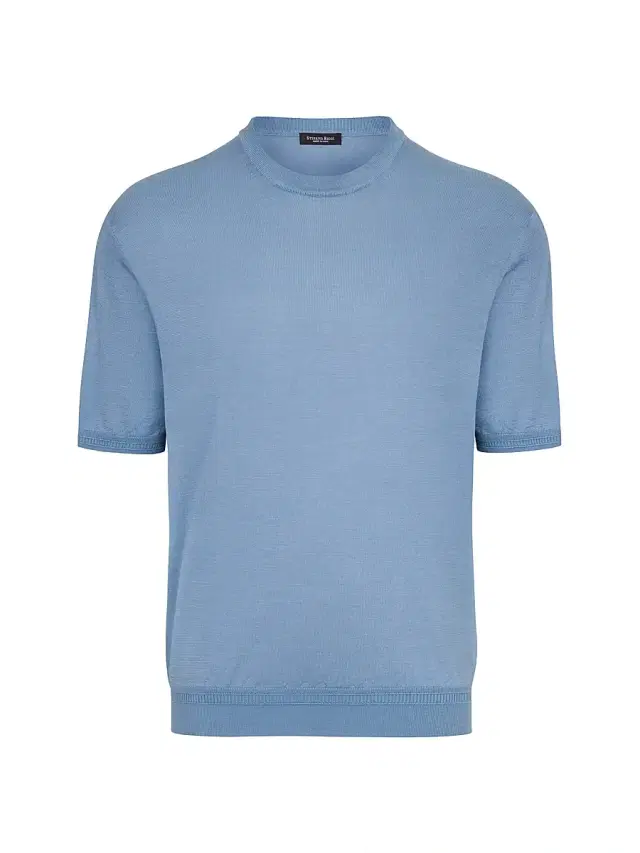 Men's Crewneck Sweater - Light Blue