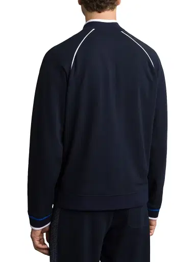 Stefano Ricci Men's Full Zip Up Jacket - Dark Blue - Size 52 | Thumbnail 3