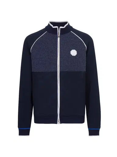 Stefano Ricci Men's Full Zip Up Jacket - Dark Blue - Size 52 | Thumbnail 1