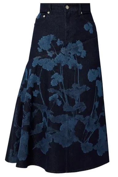 Erdem Draped Midi Skirt | Thumbnail 1