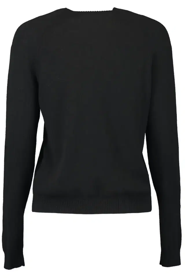 MINNIE ROSE Shrunken Crewneck - Black