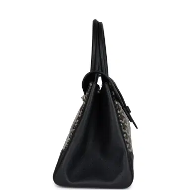 goyard Goyard Saigon Tote Black Goyardine Canvas Palladium Hardware | Thumbnail 3 goyard Goyard Saigon Tote Black Goyardine Canvas Palladium Hardware | Thumbnail 3