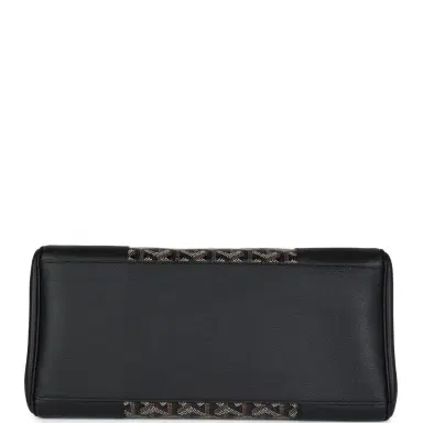 goyard Goyard Saigon Tote Black Goyardine Canvas Palladium Hardware | Thumbnail 7 goyard Goyard Saigon Tote Black Goyardine Canvas Palladium Hardware | Thumbnail 7