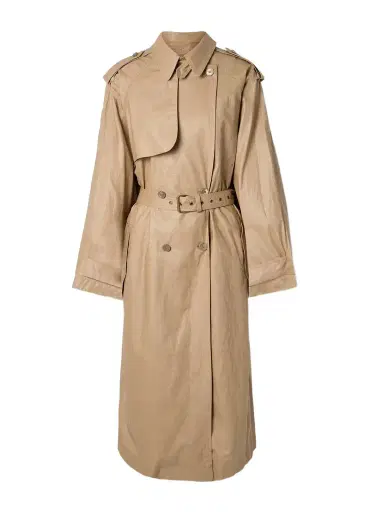 Isabel Marant Freanne Belted Double-breasted Linen-blend Trench Coat | Thumbnail 1 Isabel Marant Freanne Belted Double-breasted Linen-blend Trench Coat | Thumbnail 1