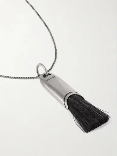 Lemaire Personal Brush Silver-tone And Horse Hair Necklace | Thumbnail 4 Lemaire Personal Brush Silver-tone And Horse Hair Necklace | Thumbnail 4