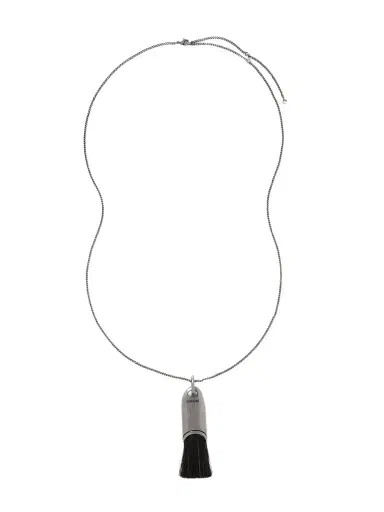 Lemaire Personal Brush Silver-tone And Horse Hair Necklace | Thumbnail 1 Lemaire Personal Brush Silver-tone And Horse Hair Necklace | Thumbnail 1