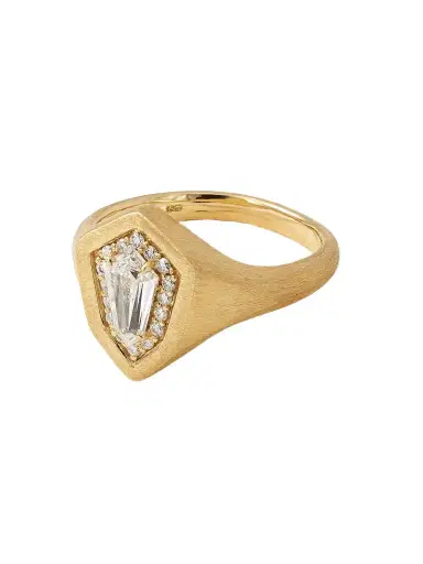Kamyen Kite 18-karat Gold Diamond Pinky Ring | Thumbnail 1 Kamyen Kite 18-karat Gold Diamond Pinky Ring | Thumbnail 1