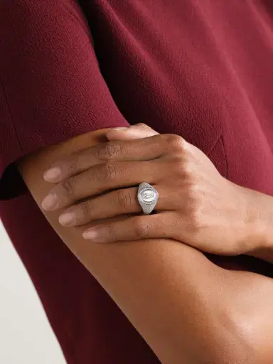 Kamyen Kite 18-karat White Gold Diamond Ring | Thumbnail 2 Kamyen Kite 18-karat White Gold Diamond Ring | Thumbnail 2
